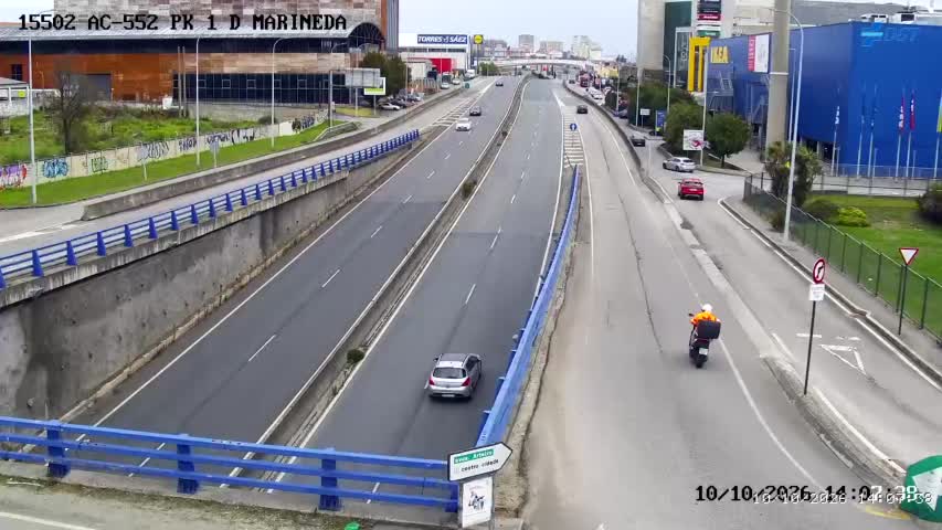 Cámara de tráfico en la AG-55, km 0.95