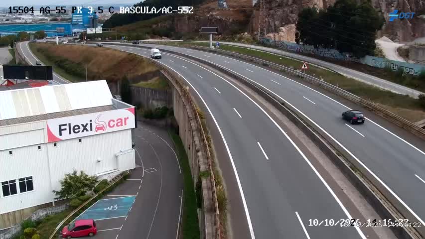 Cámara de tráfico en la AG-55, km 3.51