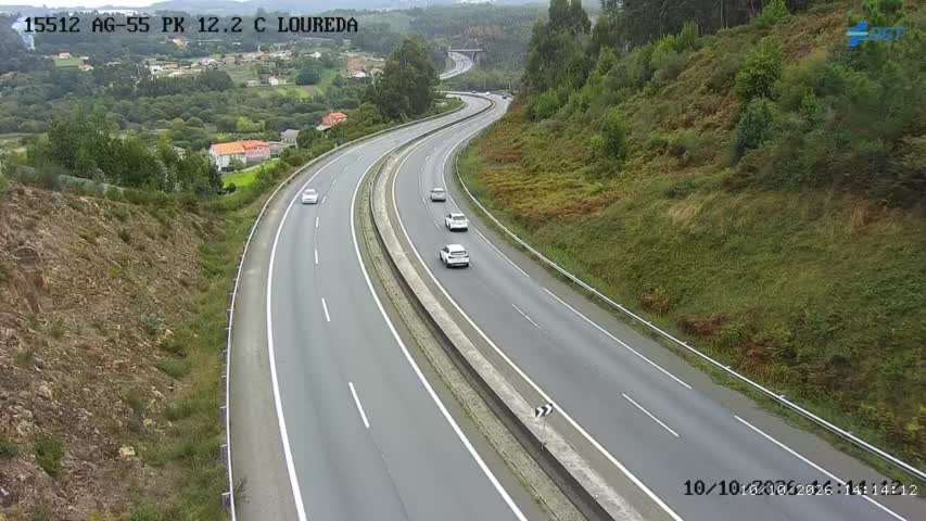 Cámara de tráfico en la AG-55, km 12.16