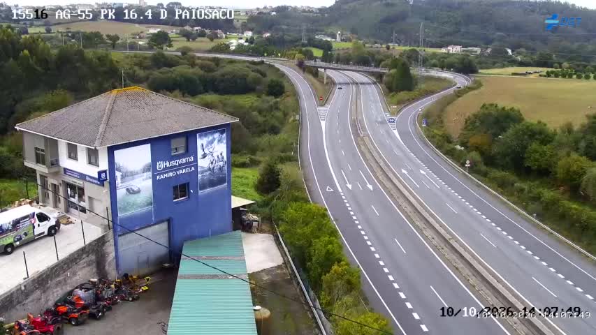 Cámara de tráfico en la AG-55, km 16.41