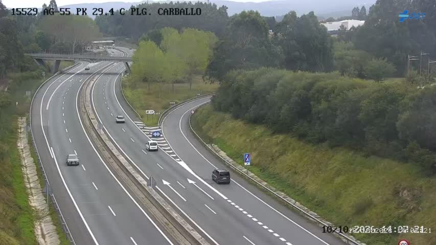 Cámara de tráfico en la AG-55, km 29.4