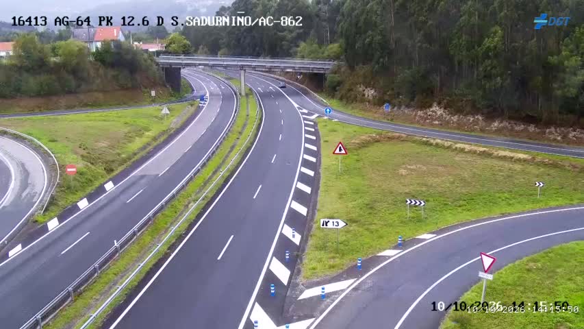 Cámara de tráfico en la AG-64, km 12.6