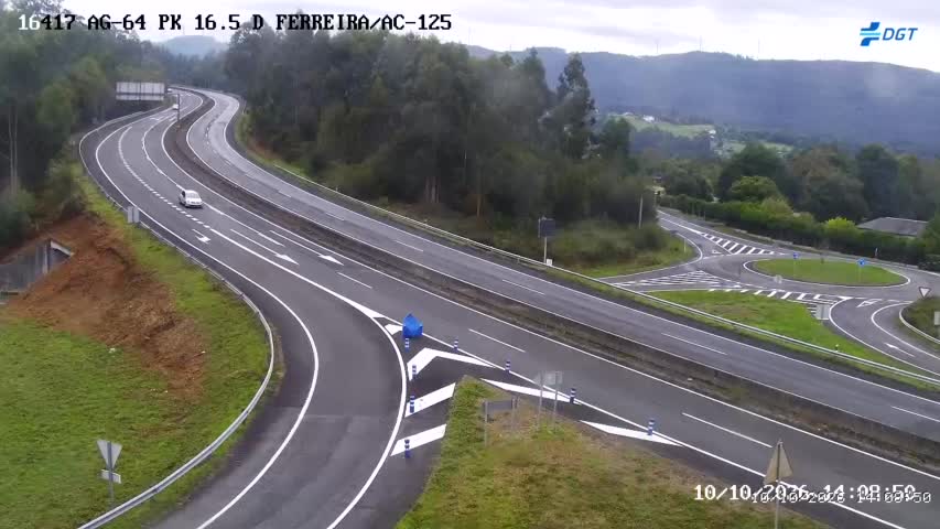 Cámara de tráfico en la AG-64, km 16.5