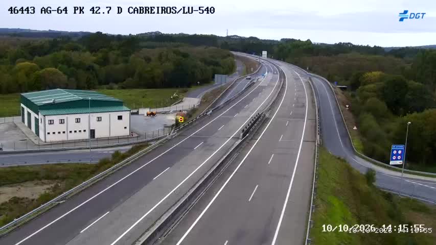 Cámara de tráfico en la AG-64, km 42.7