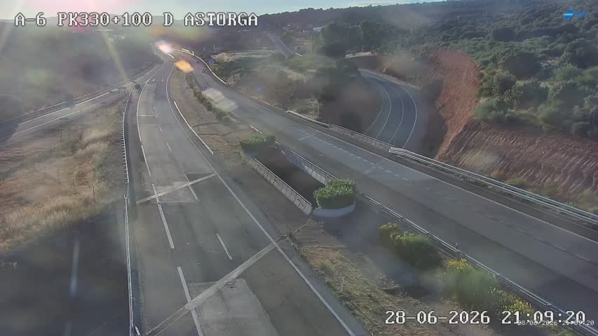 Cámara A-6 Provincia de León KM 330,1