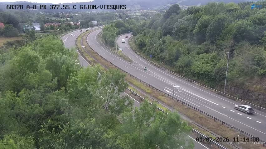 Cámara A-8 Asturias Km 377,55