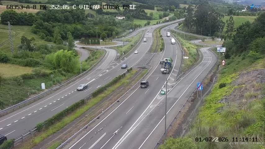 Cámara A-8 Asturias Km 352,85