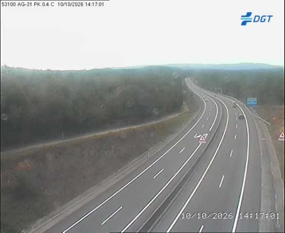 Cámara de tráfico en la AG-31, km 0.4
