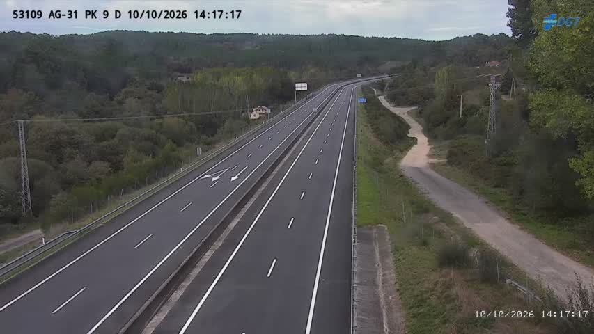 Cámara de tráfico en la AG-31, km 9.0