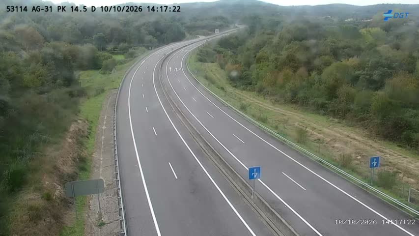 Cámara de tráfico en la AG-31, km 14.5