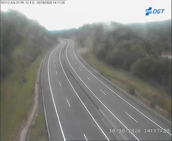 Cámara de tráfico en la AG-31, km 12.9