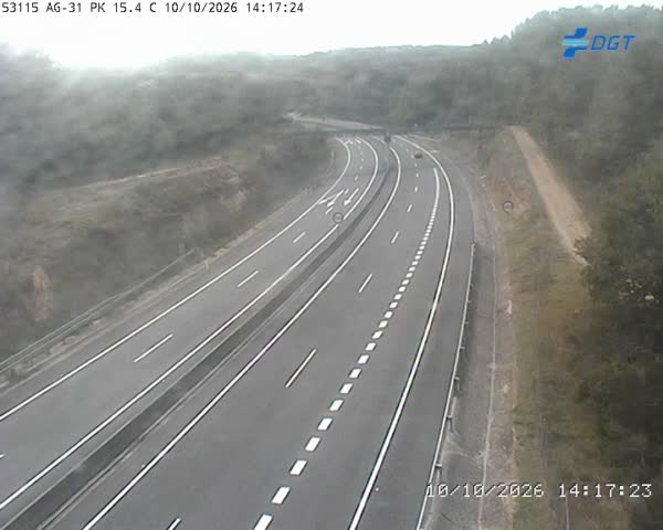 Cámara de tráfico en la AG-31, km 15.4