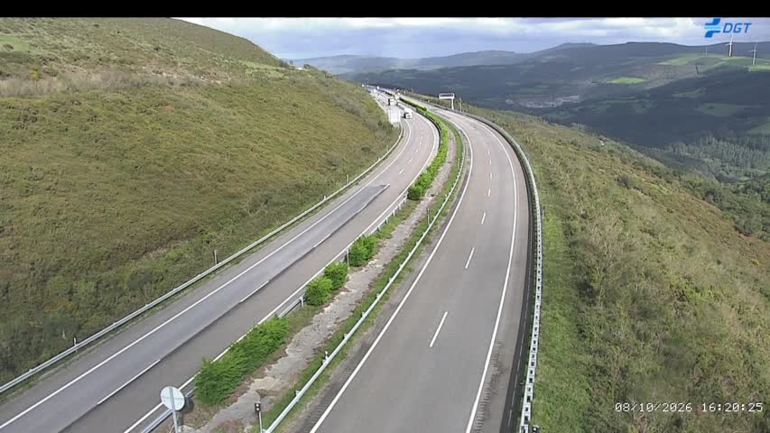 Cámara de tráfico en la A-8, km 545.435
