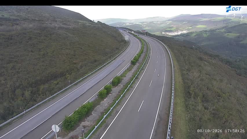 Cámara de tráfico en la A-8, km 545.435