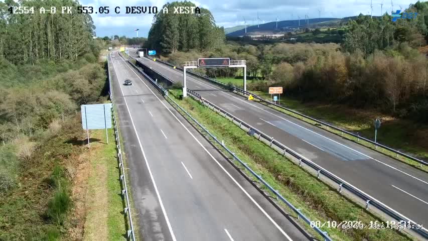 Cámara de tráfico en la A-8, km 553.05