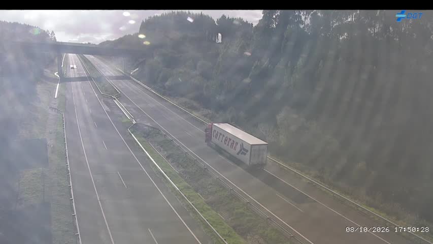 Cámara de tráfico en la A-8, km 555.0