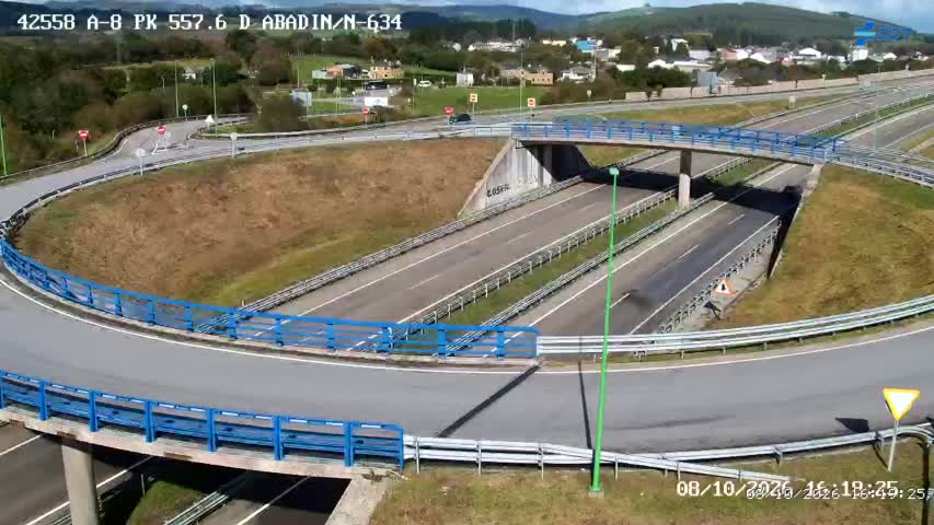 Cámara de tráfico en la A-8, km 557.6