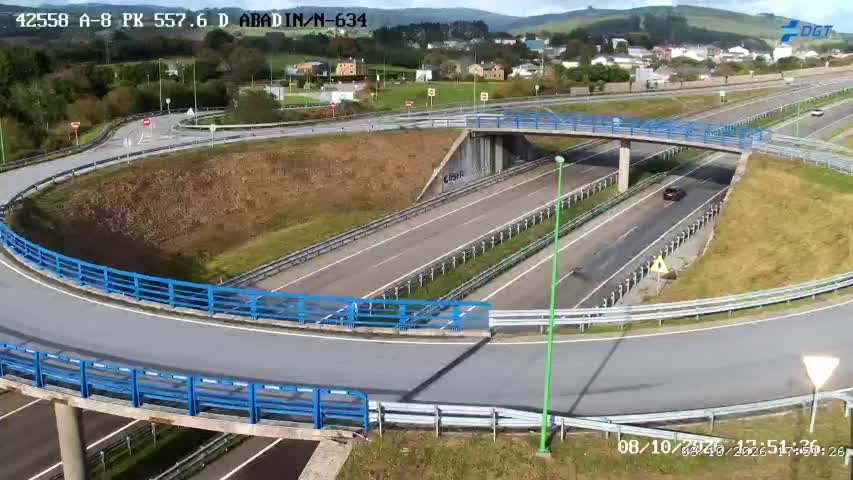 Cámara de tráfico en la A-8, km 557.6