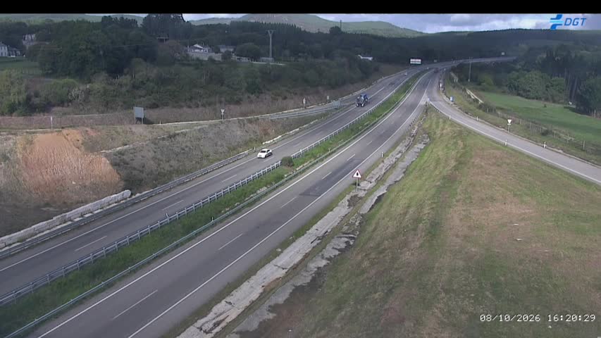 Cámara de tráfico en la A-8, km 563.35