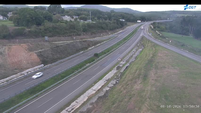 Cámara de tráfico en la A-8, km 563.35