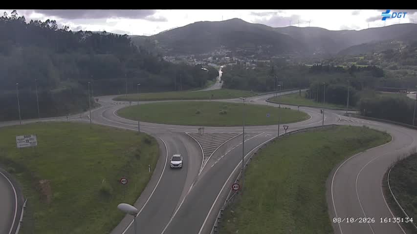 Cámara de tráfico en la N-634, km 586.03