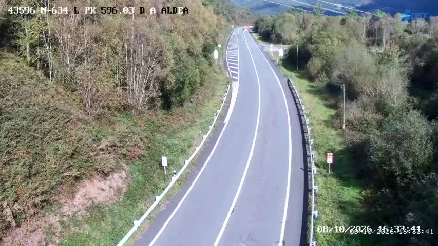 Cámara de tráfico en la N-634, km 596.03