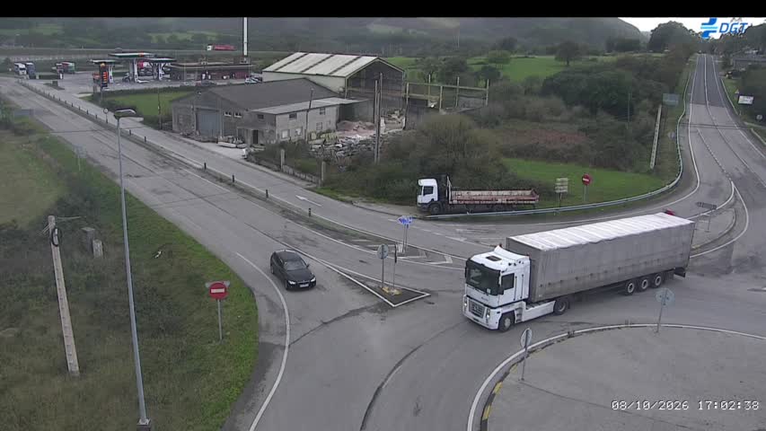 Cámara de tráfico en la N-634, km 600.55