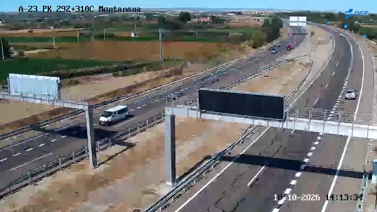 Cámara de tráfico en la A-23, km 292.31