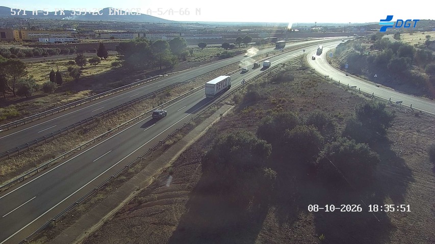 Cámara de tráfico en la A-5, km 339.25