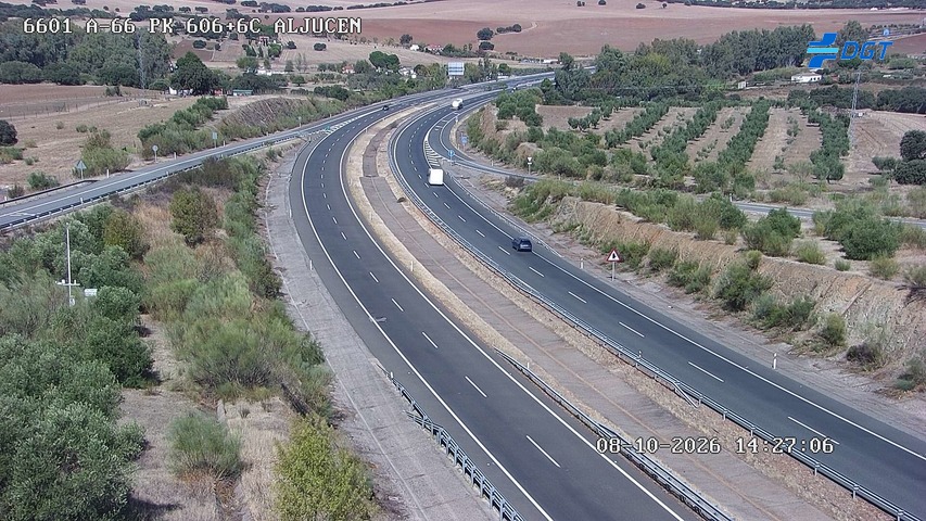 Cámara de tráfico en la A-66, km 606.65