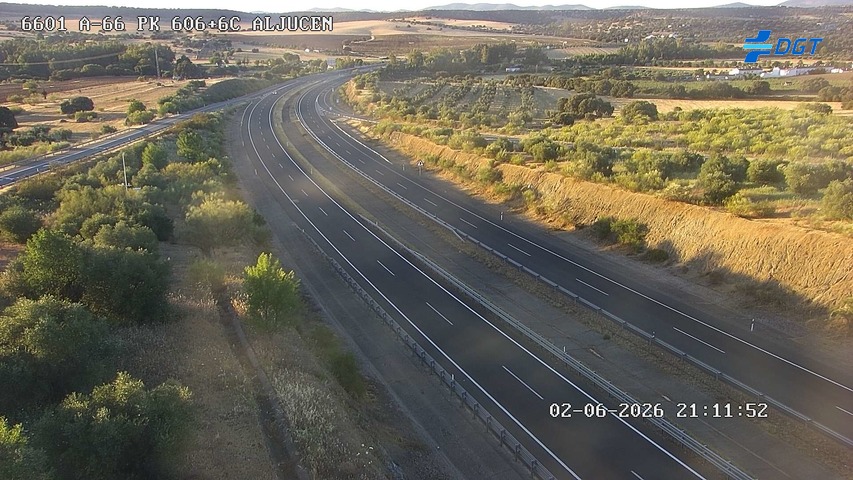 Cámara de tráfico A-66 Badajoz KM 606,65
