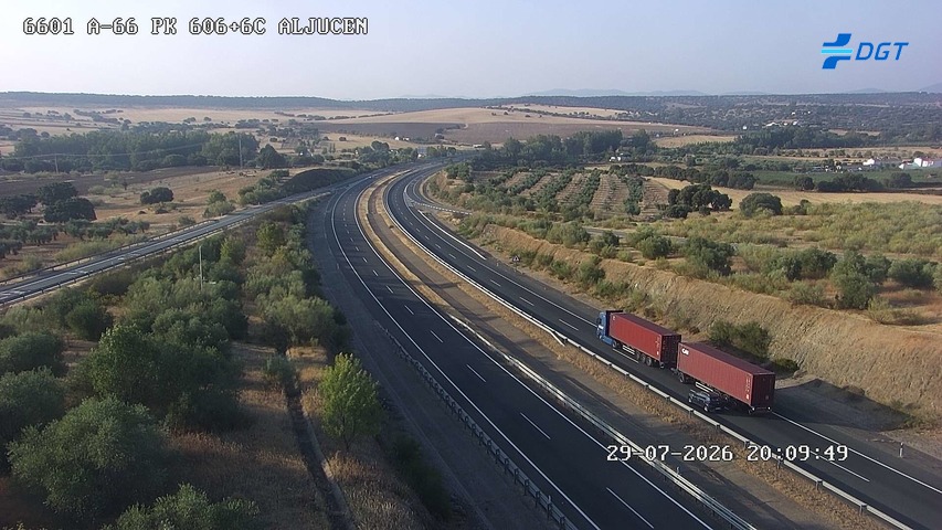 Cámara de tráfico A-66 Badajoz KM 606,65