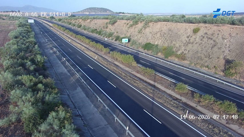 Cámara de tráfico A-66 Badajoz KM 614,87