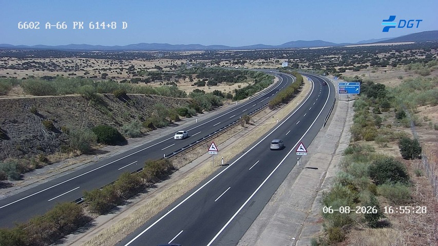 Cámara de tráfico A-66 Badajoz KM 614,87
