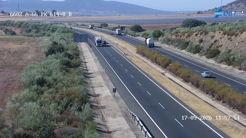 Cámara de tráfico A-66 Badajoz KM 614,87