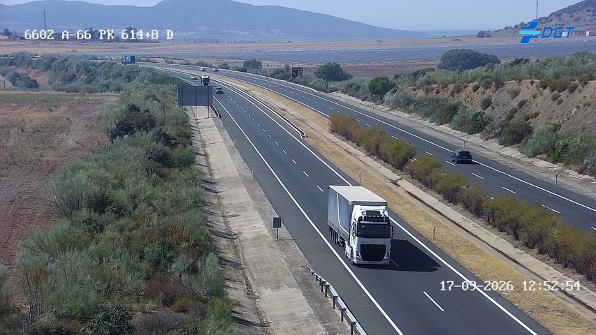 Cámara de tráfico A-66 Badajoz KM 614,87