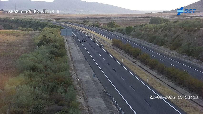 Cámara de tráfico A-66 Badajoz KM 614,87