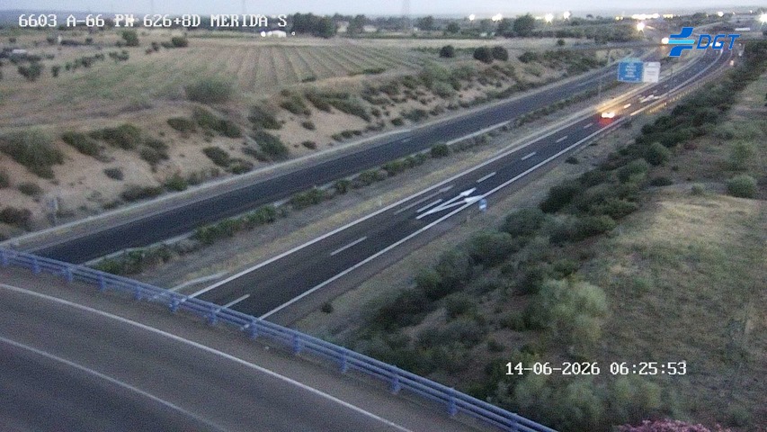 Cámara de tráfico A-66 Badajoz KM 626,87