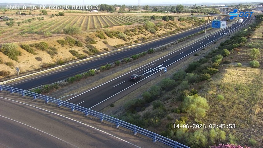 Cámara de tráfico A-66 Badajoz KM 626,87