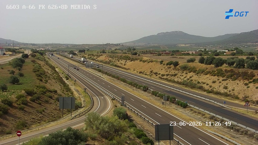 Cámara de tráfico A-66 Badajoz KM 626,87