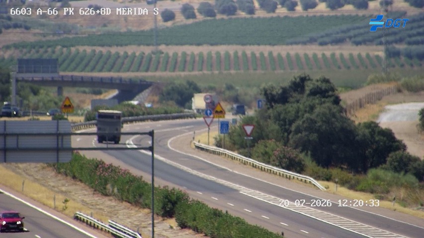 Cámara de tráfico A-66 Badajoz KM 626,87