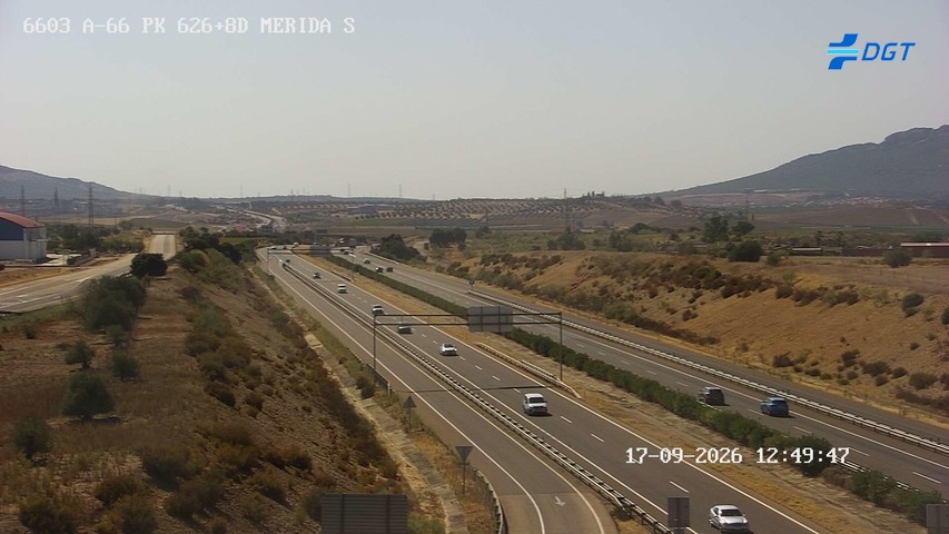 Cámara de tráfico A-66 Badajoz KM 626,87