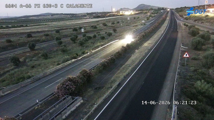 Cámara de tráfico A-66 Badajoz KM 630,34