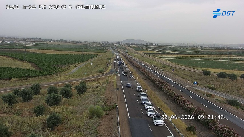 Cámara de tráfico A-66 Badajoz KM 630,34
