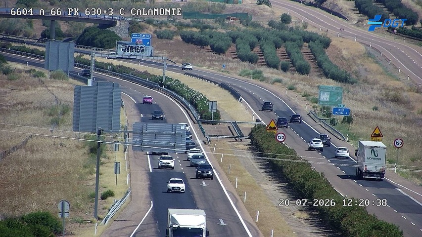 Cámara de tráfico A-66 Badajoz KM 630,34
