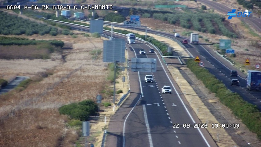 Cámara de tráfico A-66 Badajoz KM 630,34
