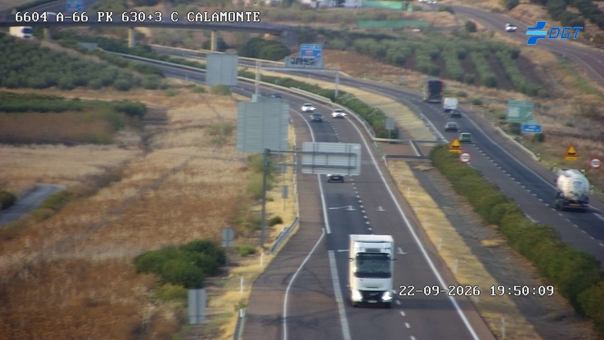 Cámara de tráfico A-66 Badajoz KM 630,34