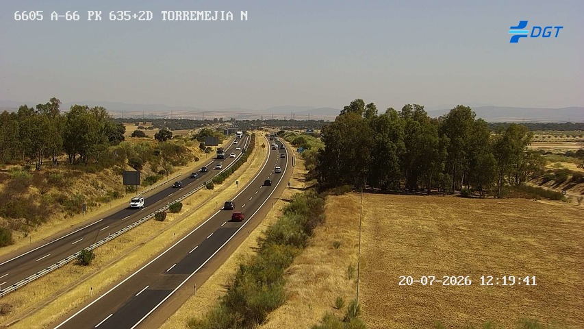 Cámara de tráfico A-66 Badajoz KM 635,275