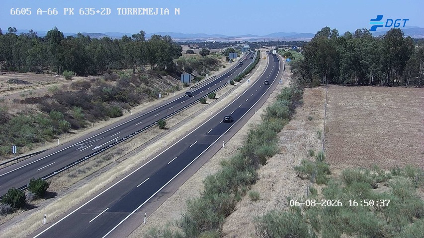 Cámara de tráfico A-66 Badajoz KM 635,275