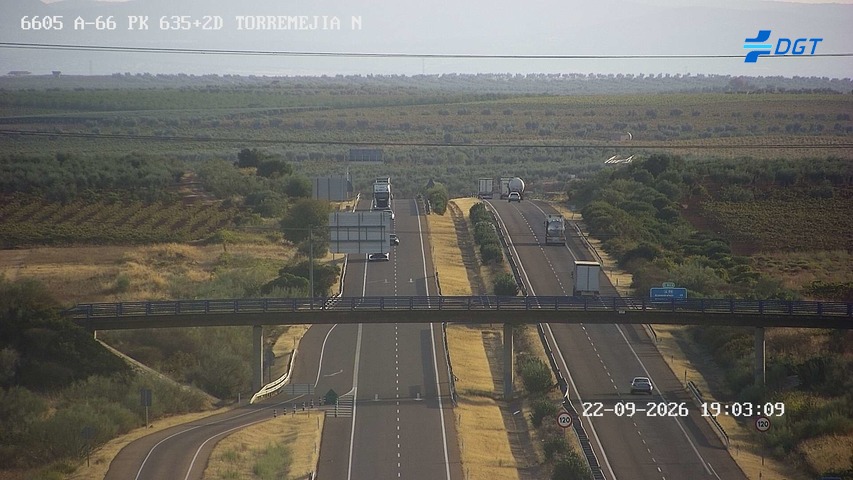 Cámara de tráfico A-66 Badajoz KM 635,275
